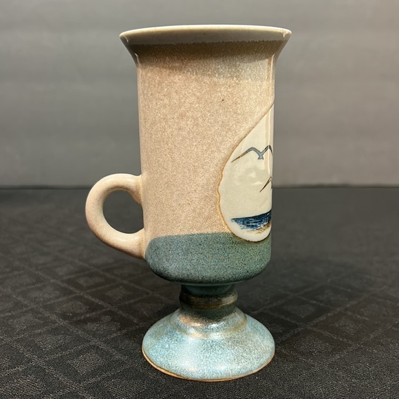 Vintage Otagiri Seagull Irish Coffee Style Pedestal Mug - Picture 4 of 7